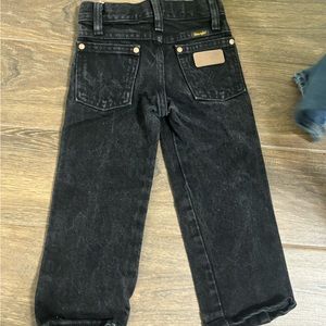 Toddler boys 3t slim black wrangler jeans
